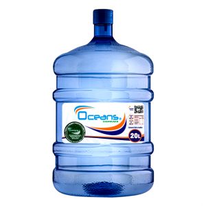Agua Purificada OCEANS | sin gas | 20 litros | botellón retornable | incluye envase | *** DESPACHO DISPONIBLE SOLO VALPARAISO METROPOLITANO ***