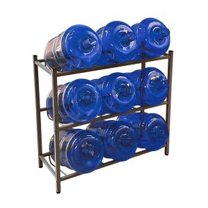 Rack Almacenamiento 9 botellones 20 litros