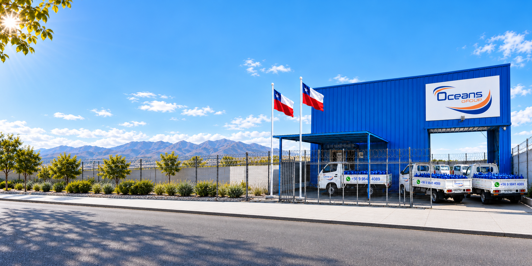 Planta y flota de reparto Oceans Group
